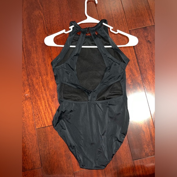 Black Leotard No. 4 Strappy Back
